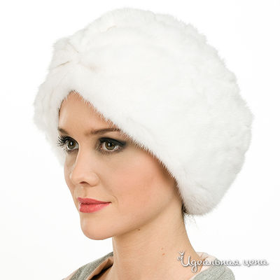Шапка Русский мех, цвет цвет белый
