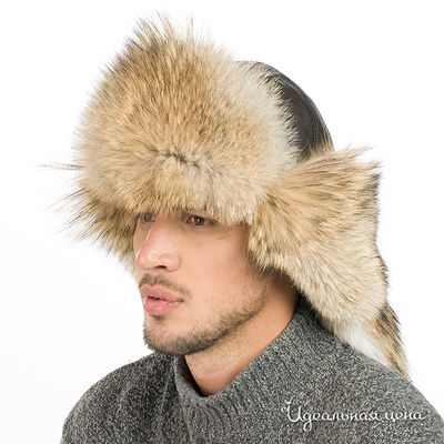 Шапка Русский мех, цвет цвет бежевый / коричневый