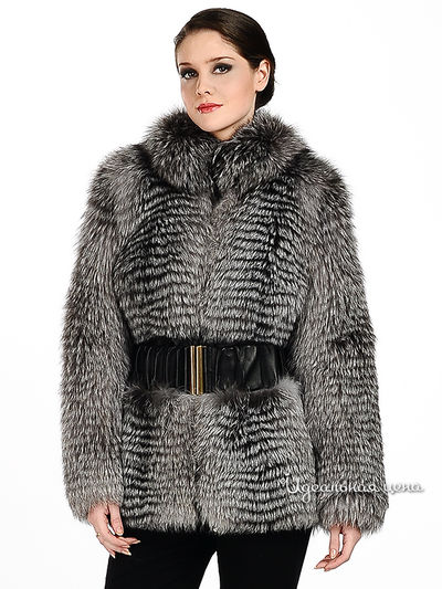 Куртка Русский мех, цвет цвет серебристо-черный