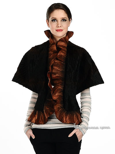 Накидка Русский мех, цвет цвет шоколадный