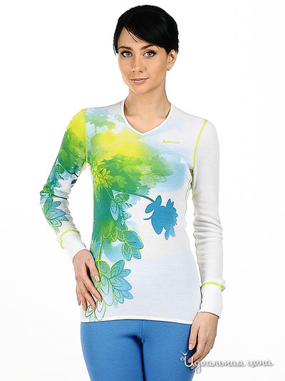 Лонгслив Odlo, цвет цвет мультиколор