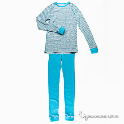 Комплект Odlo, цвет цвет бирюзовый / серый