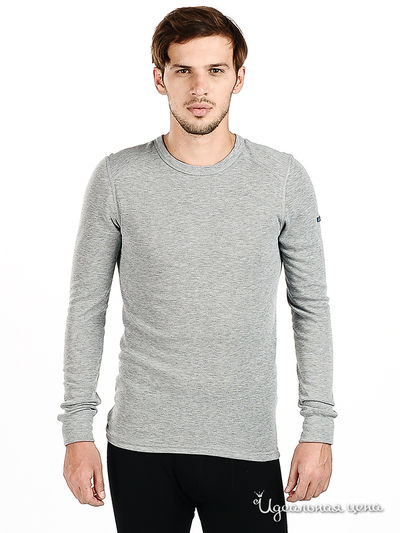 Кофта Odlo, цвет цвет светло-серый