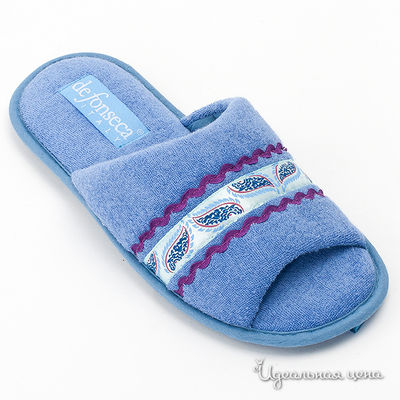Тапочки De Fonseca, цвет цвет голубой