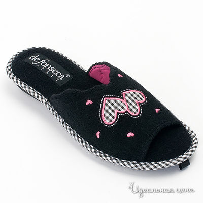 Тапочки De Fonseca, цвет цвет черный