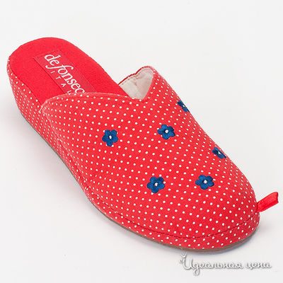 Тапочки De Fonseca, цвет цвет красный