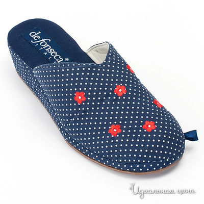 Тапочки De Fonseca, цвет цвет синий