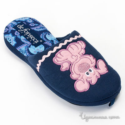 Тапочки De Fonseca, цвет цвет синий