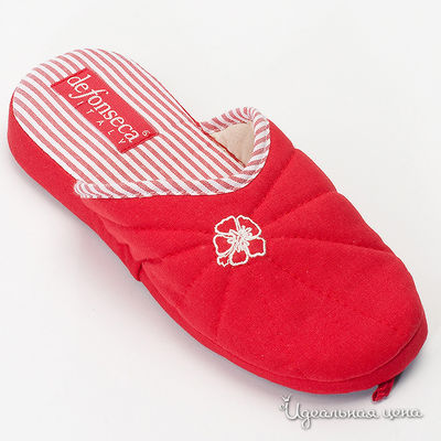 Тапочки De Fonseca женские, цвет красный