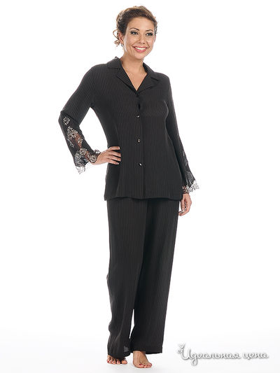 Пижама Charoi, цвет цвет темно-коричневый