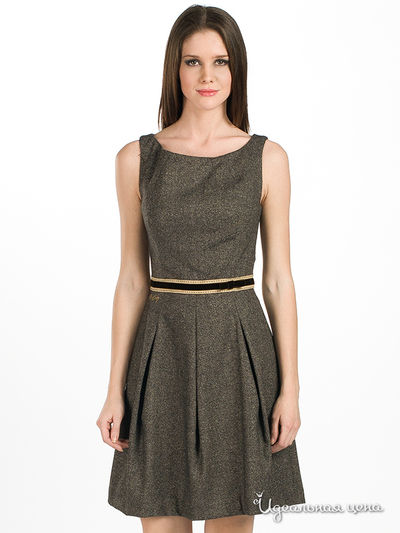 Платье Miss Sixty, цвет коричневый меланж