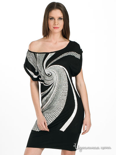 Платье Miss Sixty, цвет цвет черный / белый