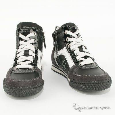 Ботинки GF Ferre Kids, цвет цвет серый / черный