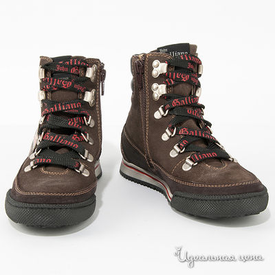 Ботинки John Galliano, цвет цвет хаки