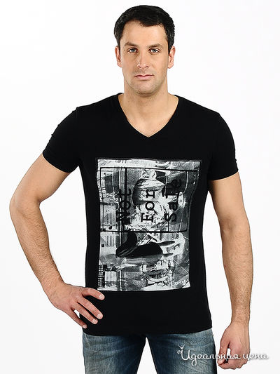 Футболка Energie, цвет цвет черный