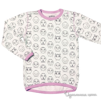 Джемпер Joha, цвет цвет розовый / белый