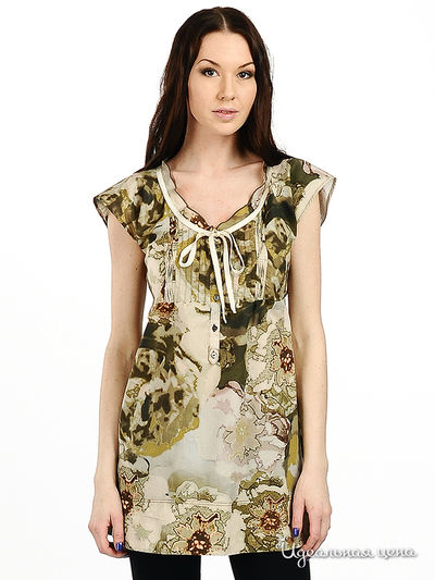 Туника Marlboro Classics, цвет цвет болотный / зеленый