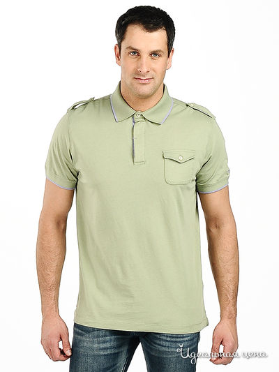 Поло Marlboro Classics, цвет цвет салатовый