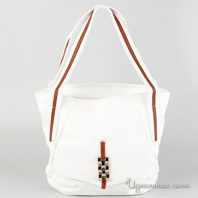 Сумка Vitacci, цвет цвет белый / рыжий