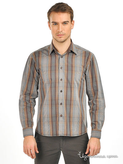 Сорочка Mavango, цвет цвет серо-коричневый