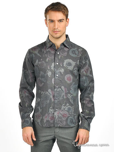 Рубашка Mavango, цвет цвет серый / принт цветы
