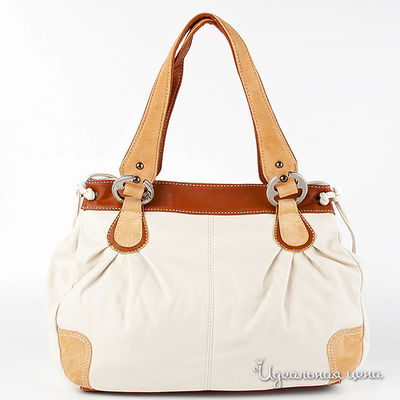 Сумка Vitacci, цвет цвет белый / коричневый / бежевый