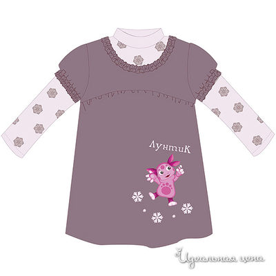 Платье Cartoon Brands, цвет цвет пепельно-сиреневый