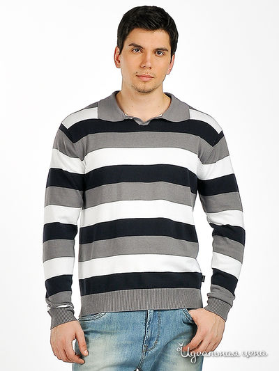 Поло Pezzo, цвет цвет черный / серый / белый