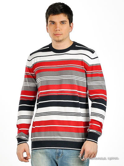 Джемпер Pezzo, цвет цвет темно-синий / белый / фиолетовый