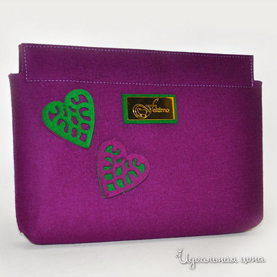 Клатч Feltimo, цвет цвет фиолетовый / зеленый