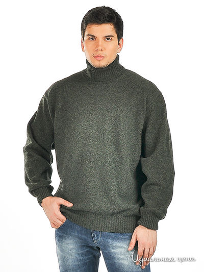 Свитер Total Look, цвет цвет темно-зеленый