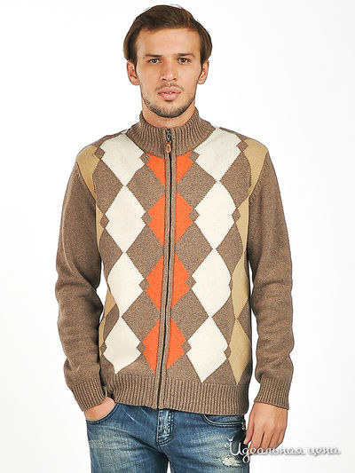 Кардиган Total Look, цвет цвет коричневый