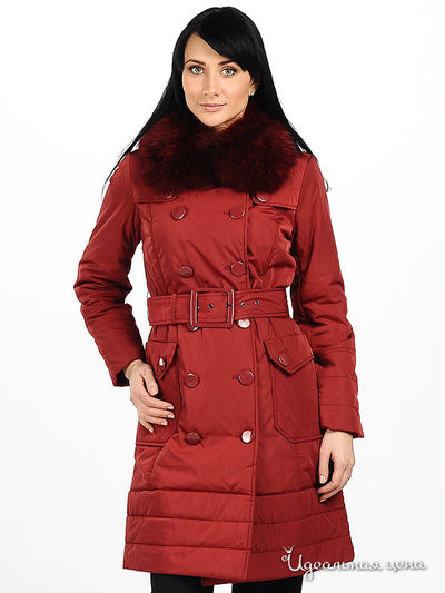 Пальто Lawine, цвет цвет темно-красный