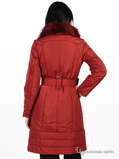 Пальто Lawine женское, цвет темно-красный