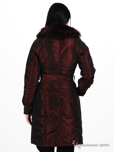Пальто Lawine женское, цвет бордовый