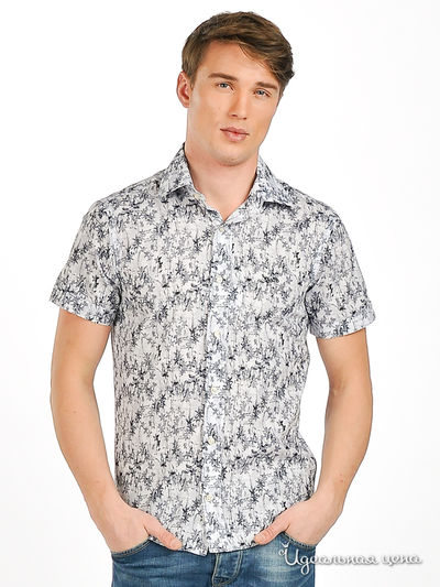 Рубашка Мультибренд, цвет цвет белый / серый / черный