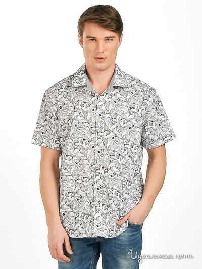 Рубашка Мультибренд, цвет цвет белый / серый / черный