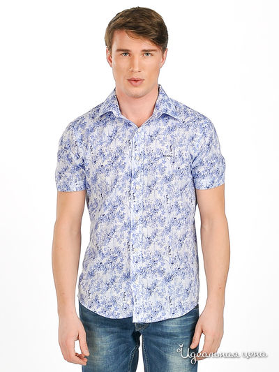 Рубашка Мультибренд, цвет цвет белый / синий