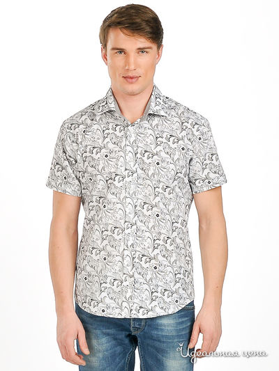 Рубашка Мультибренд, цвет цвет белый / черный / серый