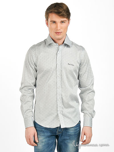 Рубашка Мультибренд, цвет цвет белый / серый