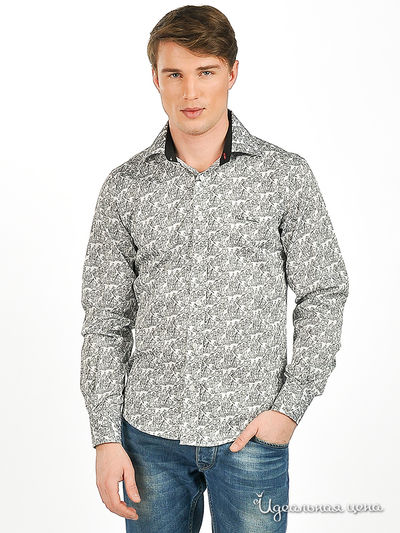 Рубашка Мультибренд, цвет цвет белый / черный