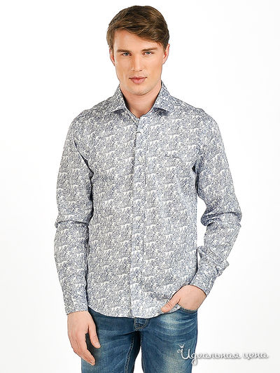 Рубашка Мультибренд, цвет цвет белый / синий