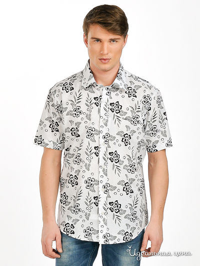 Рубашка Мультибренд, цвет цвет белый / серый / черный