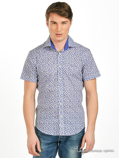 Рубашка Мультибренд, цвет цвет белый / синий / черный