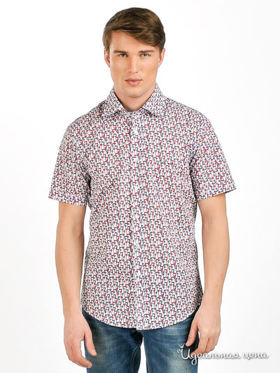 Рубашка Мультибренд, цвет цвет белый / синий / красный