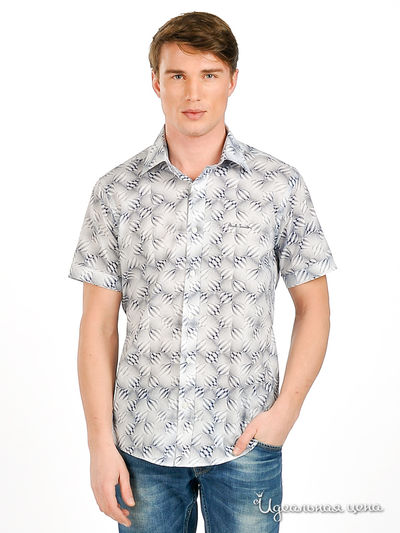 Рубашка Мультибренд, цвет цвет белый / синий