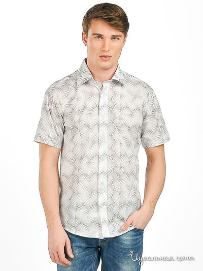 Рубашка Мультибренд, цвет цвет белый / серый