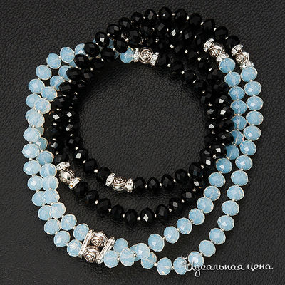 Бусы Bourgeoisie, цвет цвет черный / белый