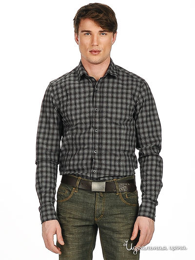 Рубашка Antony Morato, цвет цвет серый / фиолетовый