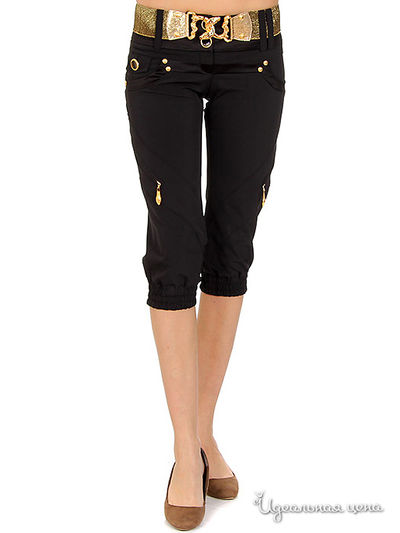 Бриджи SOCIETA&ATOS LOMBARDINI, цвет цвет черный